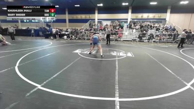 155 lbs Round Of 32 - Khushleen Jhalli, Team Bc vs Mary Snider, Rancho Bernardo HS