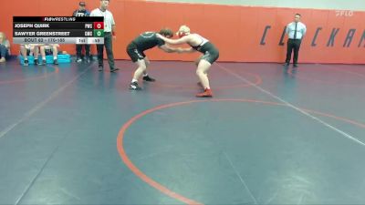 170-185 lbs Round 2 - Joseph Quirk, Peninsula Wrestling Club vs Sawyer Greenstreet, Cornerstone Mat Club