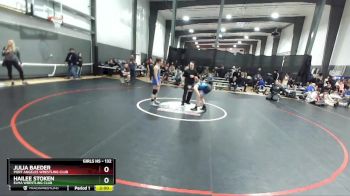 132 lbs Round 3 - Julia Baeder, Port Angeles Wrestling Club vs Hailee Stoken, Elma Wrestling Club