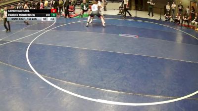 155 lbs Cons. Sub-semis - Asher Navratil vs Parker Mortensen, Northside Wrestling Club