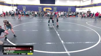 49 lbs Quarterfinal - Sawyer Flynn, James Island Youth Wrestling C vs Oliver Smith, Carolina Reapers