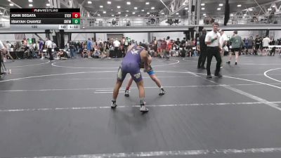 120 lbs Round 3 (6 Team) - Isiayah Chavez, Team Shutt Mau Mau vs John Segata, Steller Trained Caij Vanda