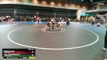 150 lbs Champ. Round 1 - Brock Buak, Union Mine vs William Perrault, North Eugene