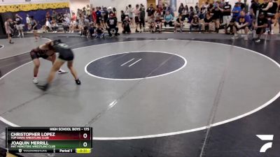 175 lbs Cons. Round 3 - Christopher Lopez, Top Dawg Wrestling Club vs Joaquin Merrill, Mat Monsters Wrestling Club