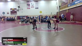 157 lbs Champ. Round 1 - Bailey Gimbor, Kutztown vs Kyrie Williams, American International