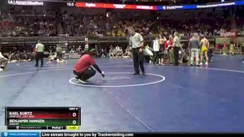 3 lbs Quarterfinal - Kael Kurtz, Iowa City, City High vs Benjamin Hansen, Ankeny