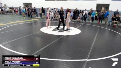 144 lbs Rr1 - Amelia Fawcett, Pioneer Grappling Academy vs Carlie VanBuskirk, Valdez Youth Wrestling Club Inc.