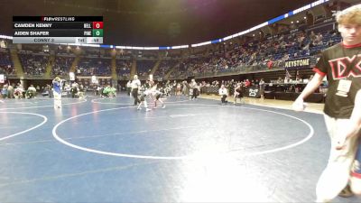 82 lbs Consy 3 - Camden Kenny, Belle Vernon vs Aiden Shafer, Pine Richland