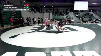 150 lbs Cons. Round 3 - Donovin Wright, St. John`s College vs Kevin Peters, Holy Cross Prep