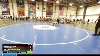 96 lbs Rd# 8- 12:30pm Saturday Final Pool - Brooks Burmeister, PA Gold vs Kaiden Skodak, Team Michigan