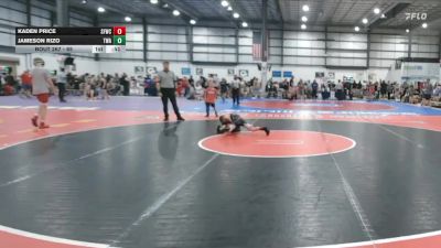 65 lbs Round 2 - Jameson Rizo, Triangle Wrestling Academy vs Kaden Price, Sly Fox Wrestling Club