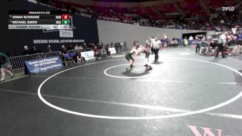 6A Boys 165 lbs Champ. Round 1 - Jonah Schwarz, Franklin Boys vs Michael Smith, West Linn Boys