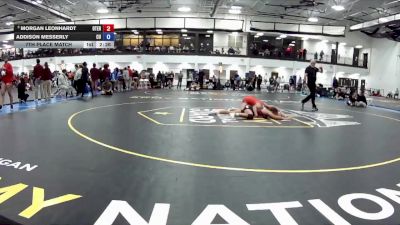 124 A 7th Place Match - Morgan Leonhardt, Otterbein University vs Addison Messerly, Campbellsville University
