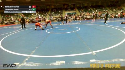 135 lbs Quarterfinal - Jeremiah Hayes, Red Cobra Westling Academy vs Caddo Gilmore, Team Conquer Wrestling
