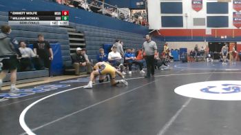 145 lbs Semifinal - Emmett Wolfe, McGuffey vs William McNeal, Derry Area