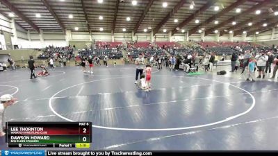 51 lbs Semifinal - Dawson Howard, Box Elder Stingers vs Lee Thornton, Wasatch Wrestling Club