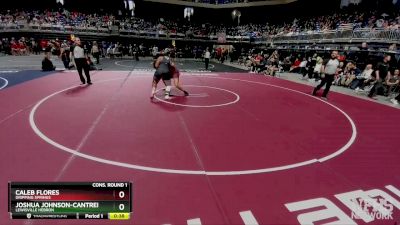6A 285 lbs Cons. Round 1 - Caleb Flores, Dripping Springs vs Joshua Johnson-Cantrell, Lewisville Hebron