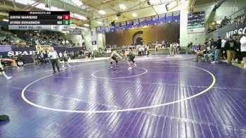 190 lbs Cons. Round 2 - Justin Marquez, Powell vs Ayden Bohannon, Williston