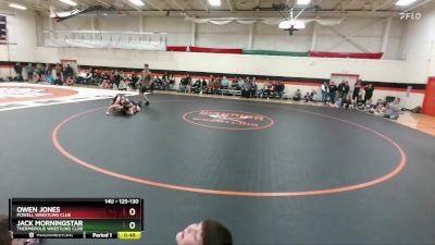 125-130 lbs Round 2 - Owen Jones, Powell Wrestling Club vs Jack Morningstar, Thermopolis Wrestling Club