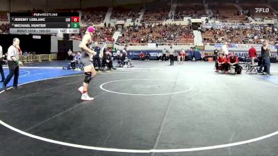 165-D1 Semifinal - Michael Hunter, Higley High School vs Jeremy LeBlanc, Liberty High School