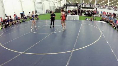 135 lbs Emily Bischoff, Missouri Blue vs Ruby Dominguez, California Red