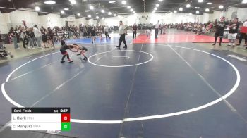 58 lbs Semifinal - Leo Clark, Stout Wr Acd vs Cyborg Marquez, Grant County Elite