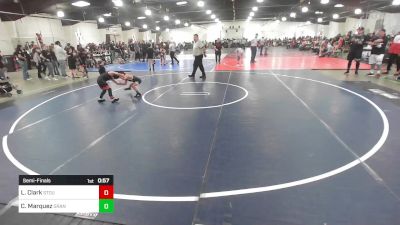 58 lbs Semifinal - Leo Clark, Stout Wr Acd vs Cyborg Marquez, Grant County Elite