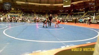 110 lbs Consi Of 8 #2 - Lindlee Hubbard, Dark Cloud Wrestling Club vs Jaylianna James, Mcalester Youth Wrestling