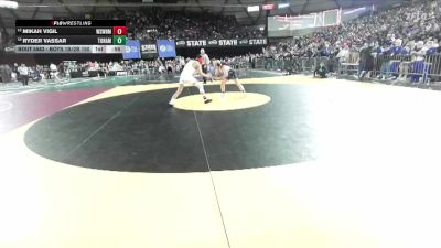 Boys 1B/2B 150 Cons. Round 3 - Ryder Vassar, Tonasket vs Mikah Vigil, White Swan