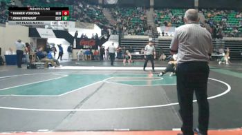 5A 150 lbs 1st Place Match - John Stewart, Scottsboro vs Tanner Vodosia, Hayden