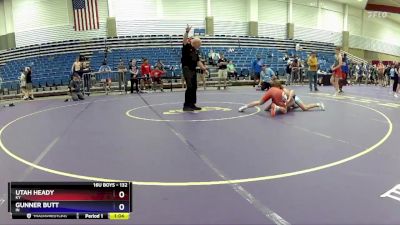 132 lbs Semifinal - Utah Heady, KY vs Gunner Butt, IN