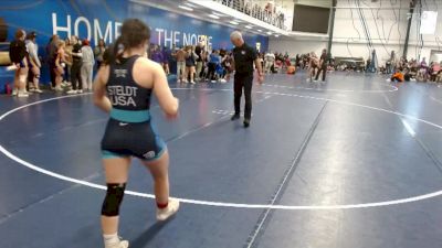 124 lbs Semifinal - Jasimen Ortega, Southeast CC vs Avery Steldt, Combat Wrestling Club