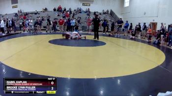 115 lbs 1st Place Match - Isabel Kaplan, Central Indiana Academy Of Wrestling vs Brooke Lynn Fuller, Contenders Wrestling Academy