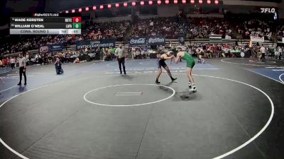 D 1 157 lbs Cons. Round 2 - William O`Neal, Lafayette vs Wade Kersten, Dutchtown