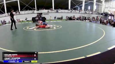 81 lbs Placement Matches (8 Team) - Faylinn Smith, Washington vs Cidney Schaffer, Pennsylvania Blue