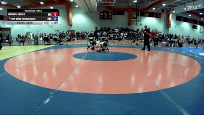 106 lbs Cons. Semi - Brody Gray, Heavy Hitting Hammers vs Peyton Friedman, NOVA Wrestling Club