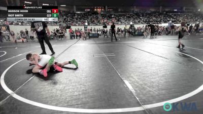 80 lbs Consi Of 16 #2 - Hudson Hood, Collinsville Cardinal Youth Wrestling vs Riot Smith, Cleveland Takedown