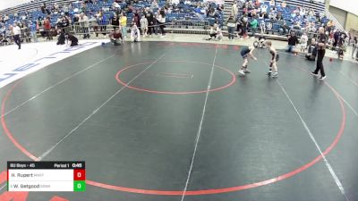 8U Boys - 45 lbs Cons. Round 2 - Wyatt Getgood, SWAT - Savage Wrestling Athletic Team vs Hutson Rupert, Maryland