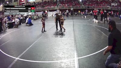 45 lbs Cons. Round 2 - Cruz Martinez, Syracuse Mat Club vs Niko DawkinsFinnegan, Gothenburg Jr. Wrestling