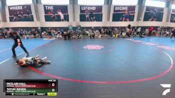 50 lbs Semifinal - Tatum Riksen, Randall Youth Wrestling Club vs McClain Hall, Randall Youth Wrestling Club