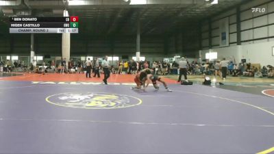 113 lbs Champ. Round 3 - Ben Donato, Caesar Rodney vs Higen Castillo, Grizzly Wrestling Club