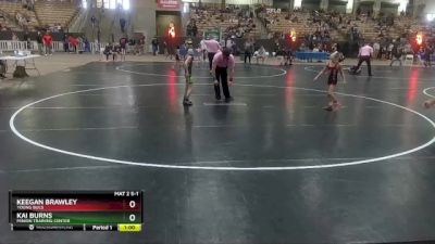 55 lbs Semifinal - Keegan Brawley, Young Bucs vs Kai Burns, Minion Training Center