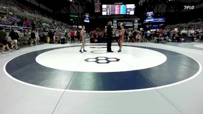 106 lbs Cons. Rd Of 16 - Exzander Borstelman, OH vs Casey McElligott, GA