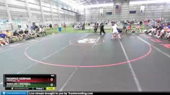 152 lbs 2nd Wrestleback (8 Team) - Maximus Norman, Tennessee vs Waylon Cressell, North Dakota Blue