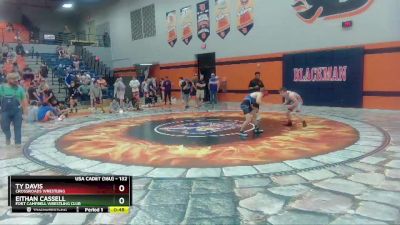 132 lbs Cons. Round 2 - Ty Davis, Crossroads Wrestling vs Eithan Cassell, Fort Campbell Wrestling Club