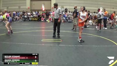 98 lbs Round 3 (10 Team) - Gianna Hoskins, Metro All Stars vs Skyler Stewart, American Gladiators-Lady Saints