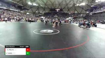 1A 170 lbs Cons. Round 3 - Genaro Reyna, Cashmere vs Jose Lopez, Nooksack Valley