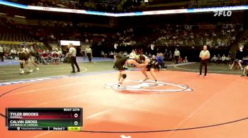 190 Class 2 lbs Cons. Round 2 - Calvin Gross, Lutheran St. Charles vs Tyler Brooks, Marshall