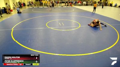 105 lbs Quarterfinal - Mason Molitor, Rocori vs Peter Klappernich, Zumbrota/Mazeppa