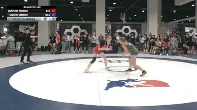 110 lbs Cons. Quarters - Lennah Monts, Wichita Training Center vs Addie Morse, Oklahoma